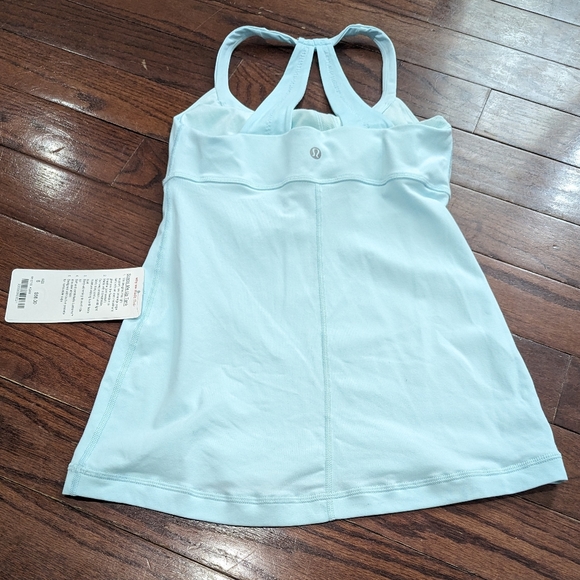 BNWT Lululemon Scoop me up tank II - aquamarine - size 6 - Picture 9 of 13